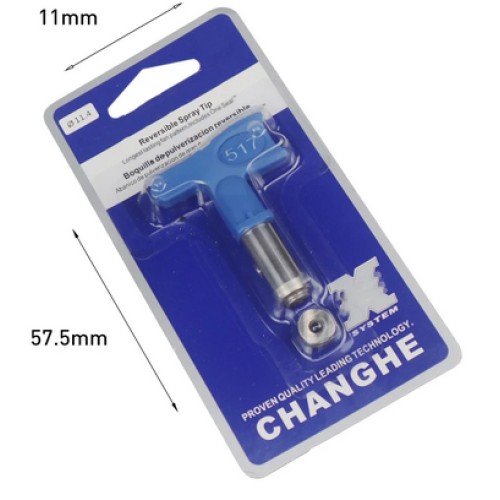 Spraying gun nozzle - airless